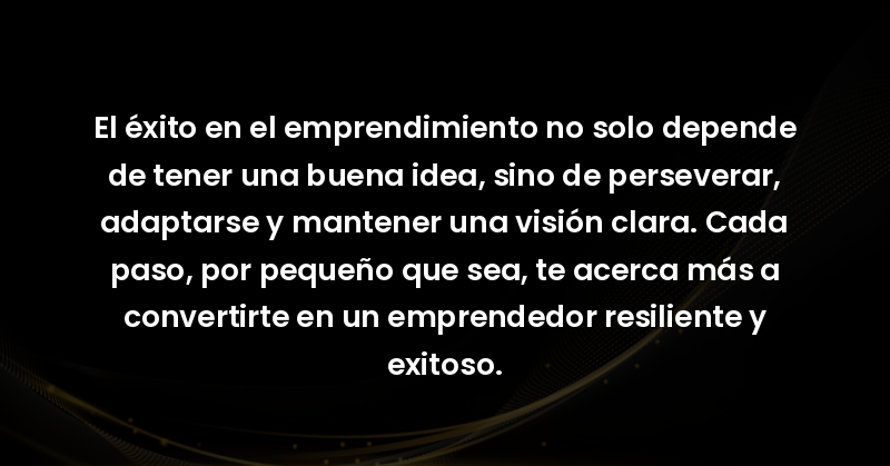el exito en el emprendimiento 3