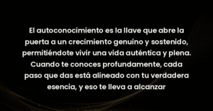 el autoconocimiento es la llav 29