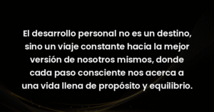 el desarrollo personal no es u 24
