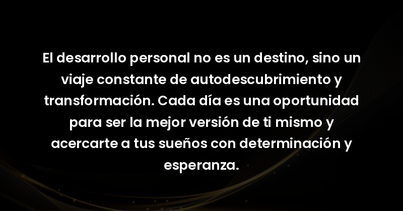 el desarrollo personal no es u 36