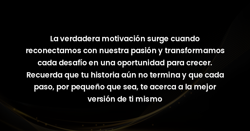 la verdadera motivacion surge 22