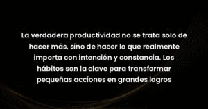 la verdadera productividad no 17