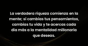 la verdadera riqueza comienza 33