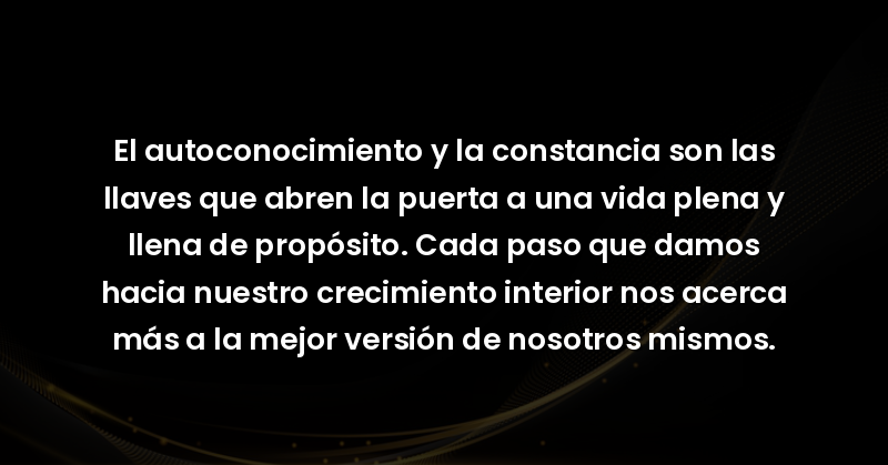 el autoconocimiento y la const 63