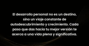 el desarrollo personal no es u 56