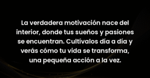 la verdadera motivacion nace d 60