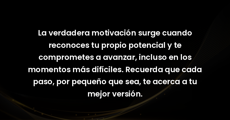 la verdadera motivacion surge 48