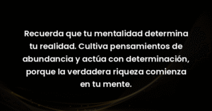 recuerda que tu mentalidad det 40