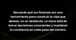 recuerda que tus finanzas son 64